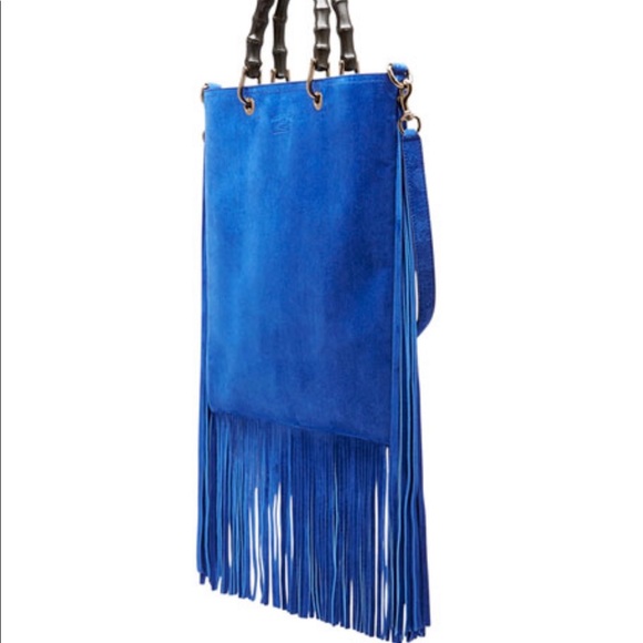 Brand New Gucci bamboo handle-Cobalt Blue - Picture 2 of 8